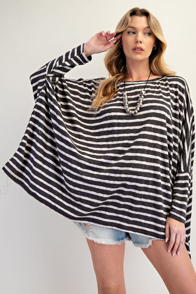 STRIPE OVERSIZED TOP