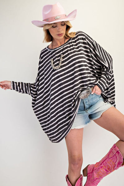 STRIPE OVERSIZED TOP