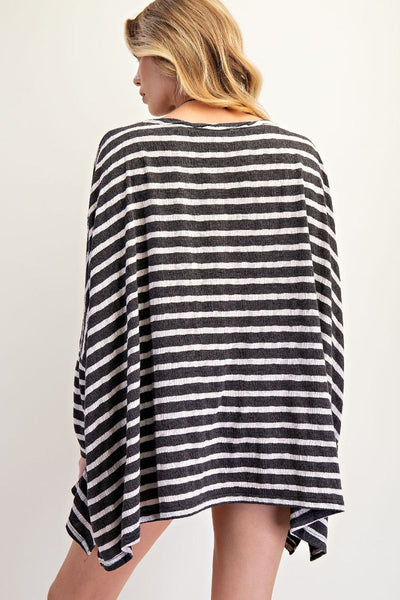 STRIPE OVERSIZED TOP