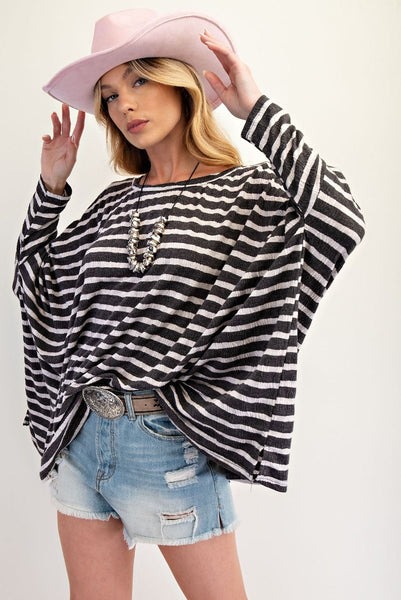 STRIPE OVERSIZED TOP