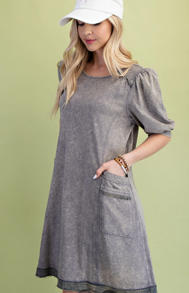 Mineral Wash Dress