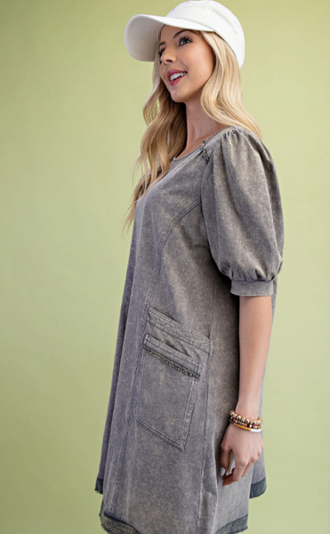 Mineral Wash Dress