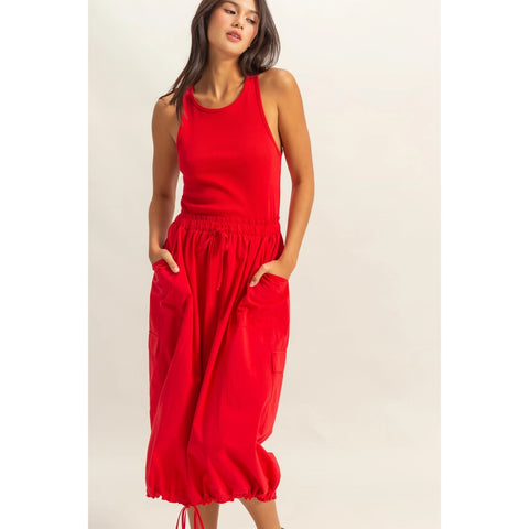 Sleeveless Cargo Dress