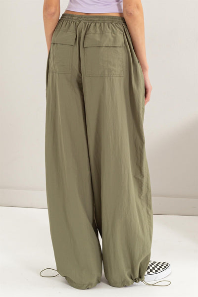 High Waist Parachute Pants