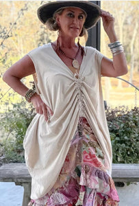 Sleeveless Hi Lo Top