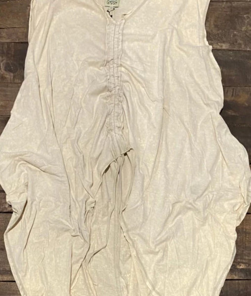 Sleeveless Hi Lo Top