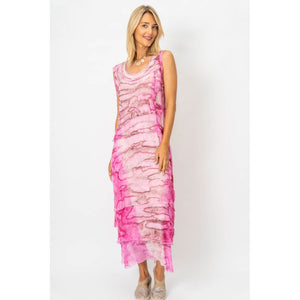 Silk Tiered Maxi Dress