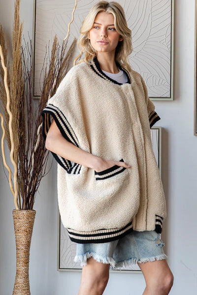 Fleece Oversized Vest