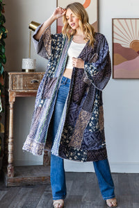 Mineral Wash Patchwork Duster