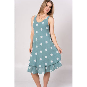 Gauze Polka Dot Dress