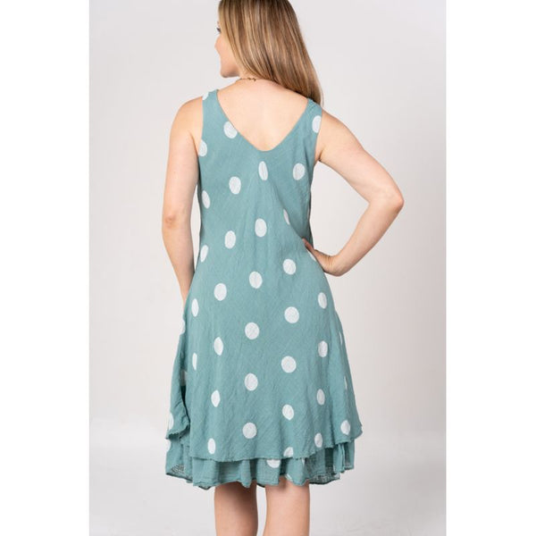 Gauze Polka Dot Dress