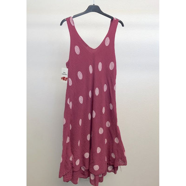 Gauze Polka Dot Dress