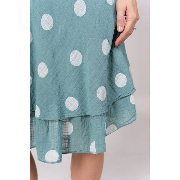 Gauze Polka Dot Dress