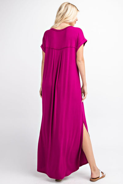 Vneck Maxi Dress