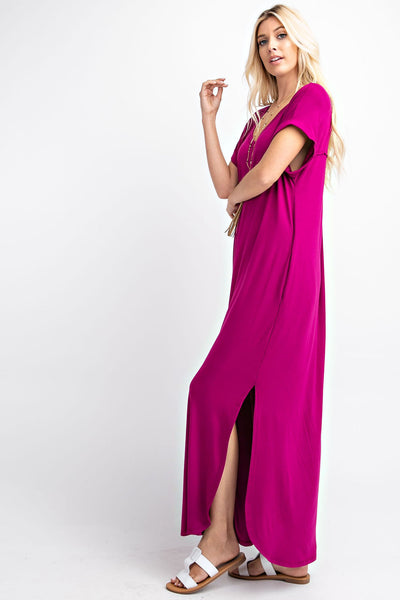 Vneck Maxi Dress