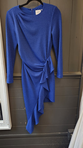 One 33 Cobalt Blue Sparkle Dress
