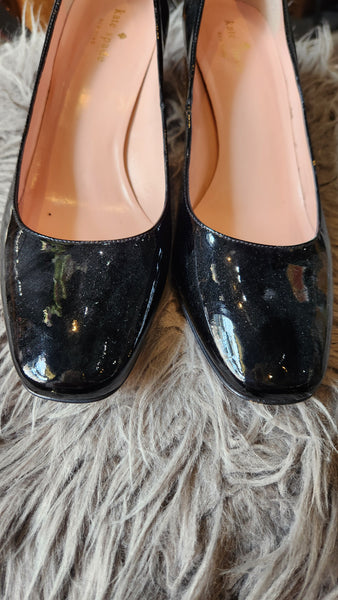 Kate Spade Black Patent leather heels