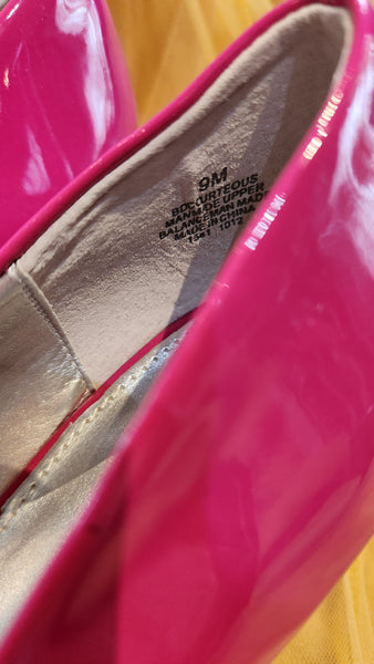 Bandolino Hot Pink Patent Leather Heels
