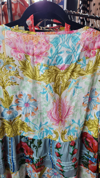Deep Vneck Kaftan Top or Coverup