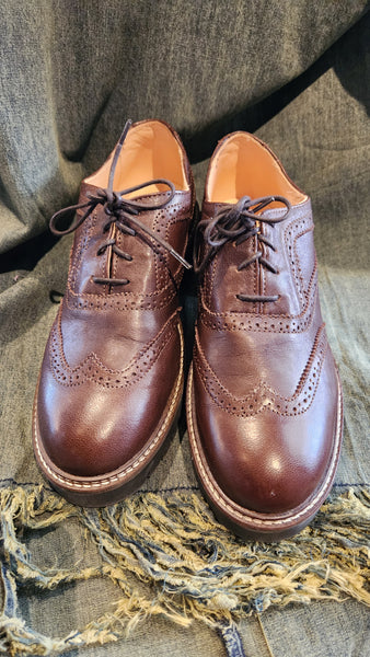 Celtic and Co. Dark Brown Leather Women's Oxford Shoes