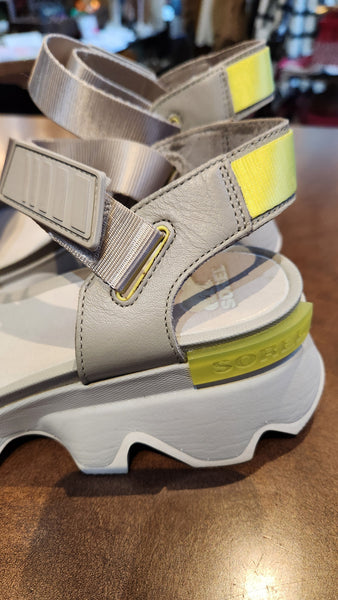 Sorel Light Gray Lug Sole Sandals