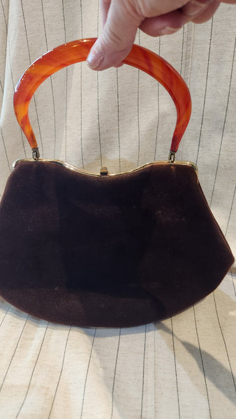 Rare vintage Empress soft felt purse
