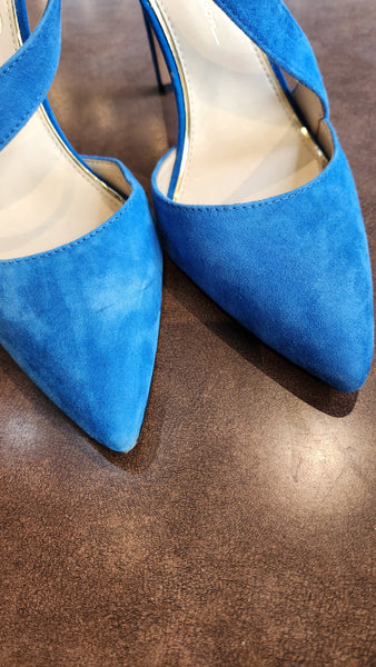 Jessica Simpson Blue Suede Heels