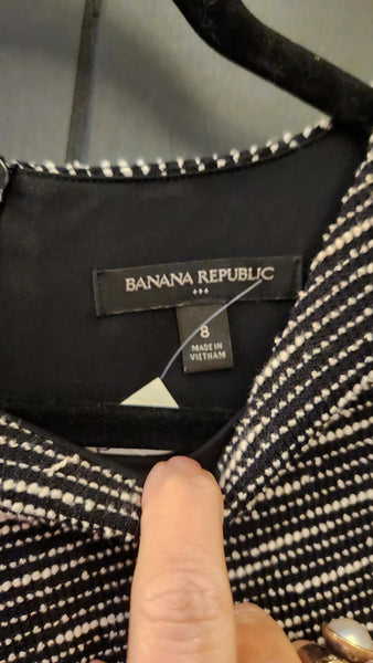 Banana Republic Long Sleeve Textured Dress
