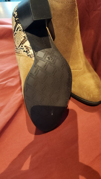 Vionic Naomi Snake Ankle Boots