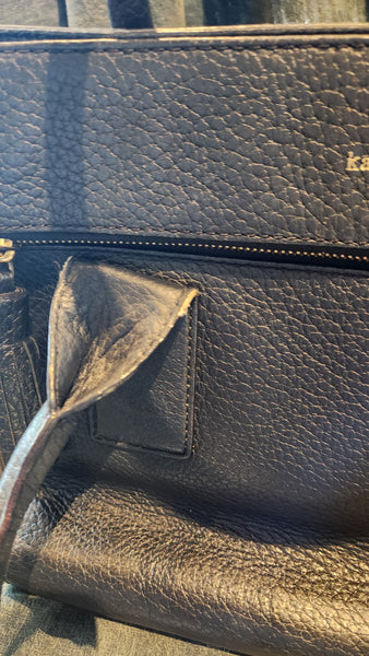 Kate Spade Black Leather Satchel