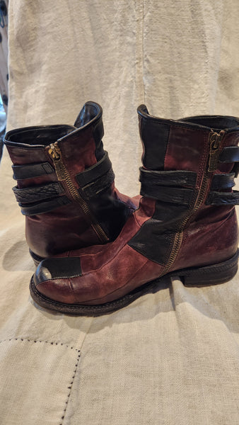 A.S. 98 Patchwork Boots