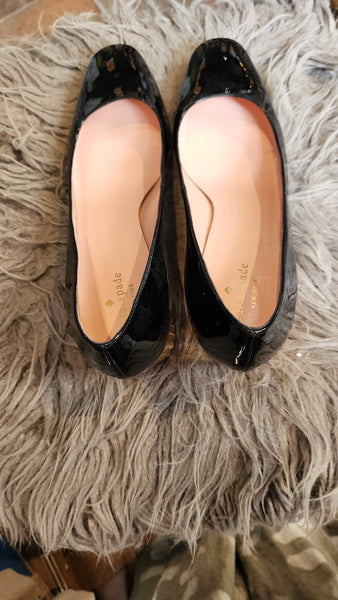 Kate Spade Black Patent leather heels