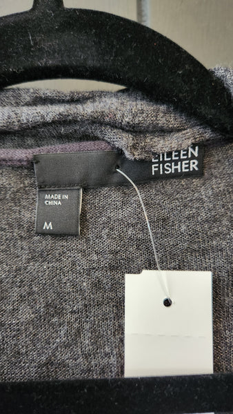 Eileen Fisher Crinkle Cardigan Sweater