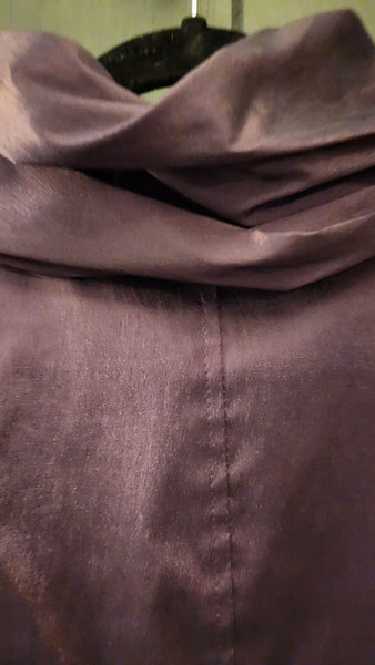 Joseph Ribkoff Double Collared Metallic Sheen Purple Blazer