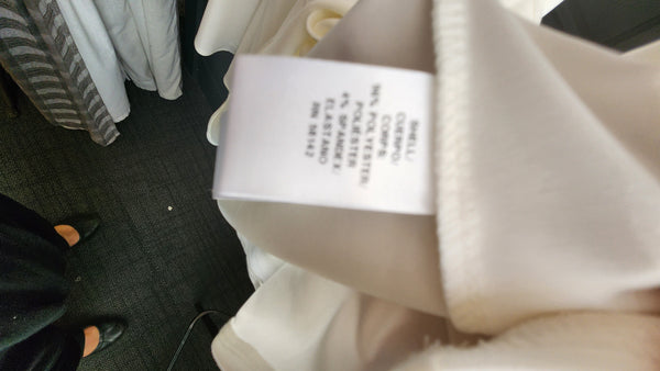 Donna Morgan Winter White Short Sleeved Dress