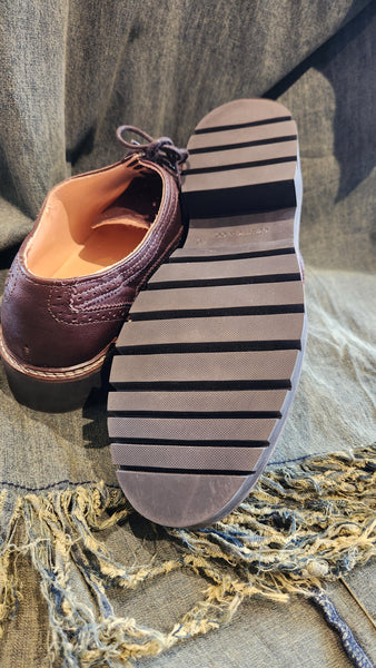 Celtic and Co. Dark Brown Leather Women's Oxford Shoes