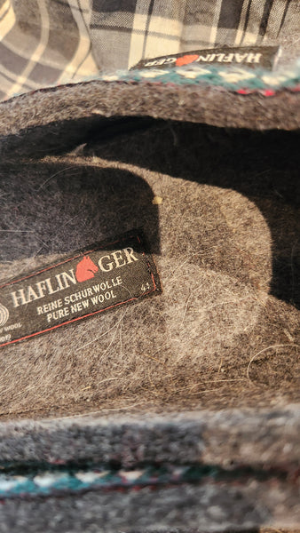 Haflinger Grey Wool Clog