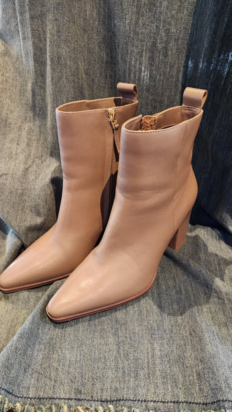 Reiss Tawny Tan Ankle High Boots