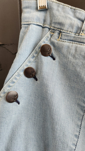 Hell Bunny Denim Sailor Pants