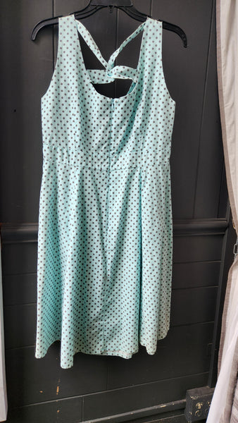 Cherry Velvet Polka Dot Dress