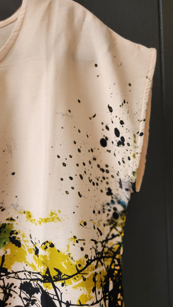 Soaked in Luxury Cap Abstract Top