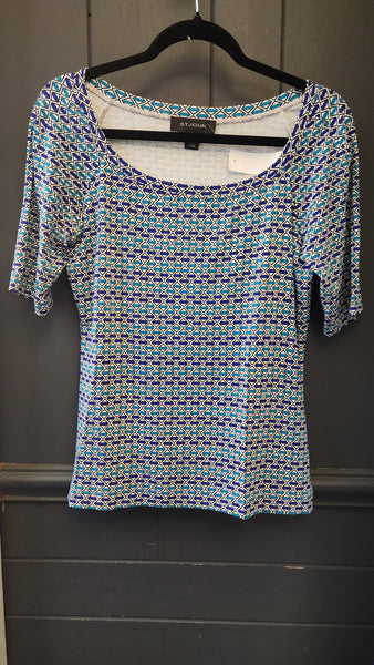 St. John Short Sleeve Top