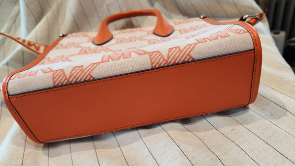Michael Kors Orange Mirella Logo Purse