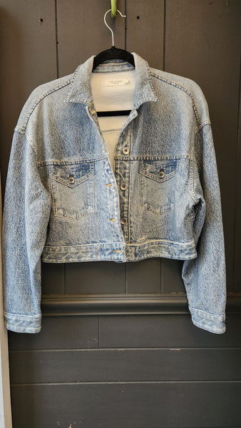 Rag and Bone Miramar Printed denim jacket