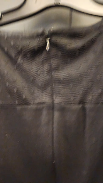 Talbots Sheer Long Sleeve Black Dress