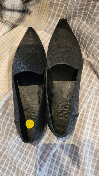 Frye Black Leather Shoes