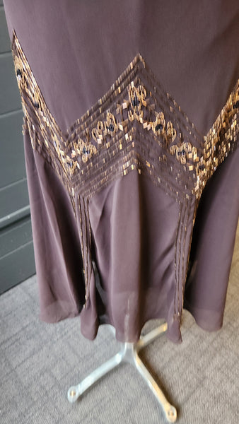 Dress Barn Sleeveless Flapper Style Dress