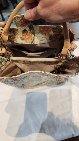 Brahmin Tropical Floral Bucket Bag