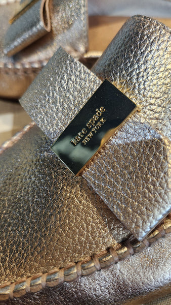 Kate Spade Marsha Rose Gold Mules