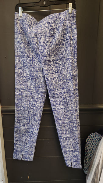 Sara Campbell Royal Blue and White Pants
